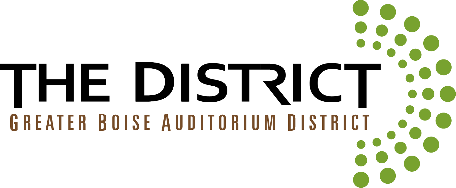 The District: Greater Boise Auditorium District logo